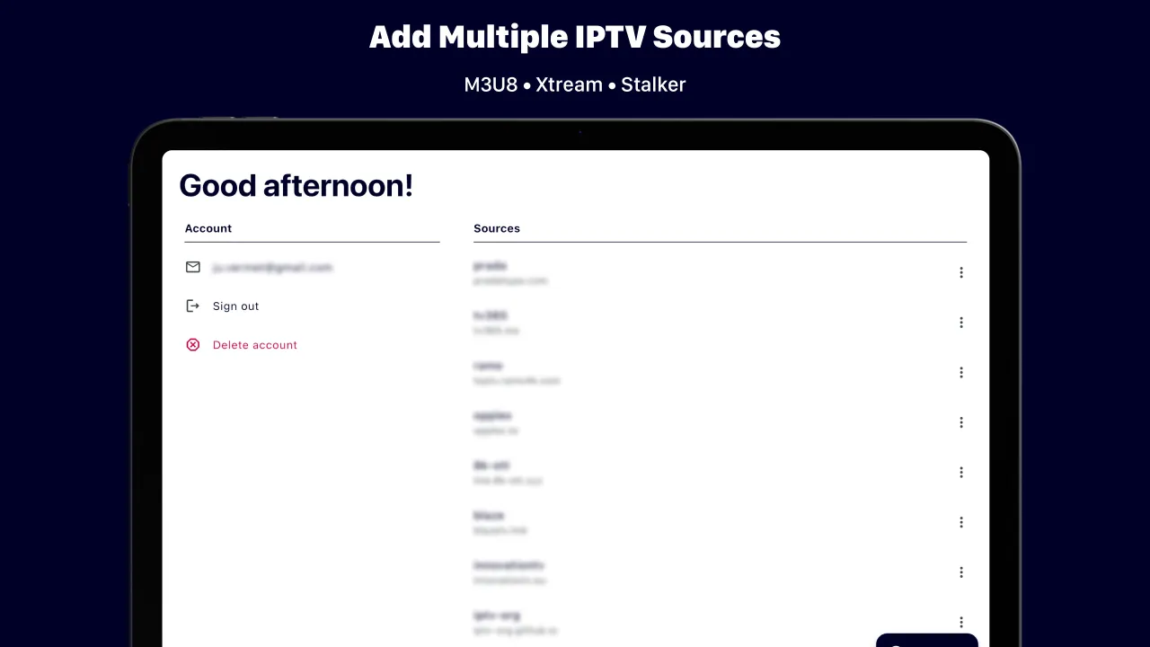 IPTV One — 4K VOD playback with Dolby Vision on Apple TV
